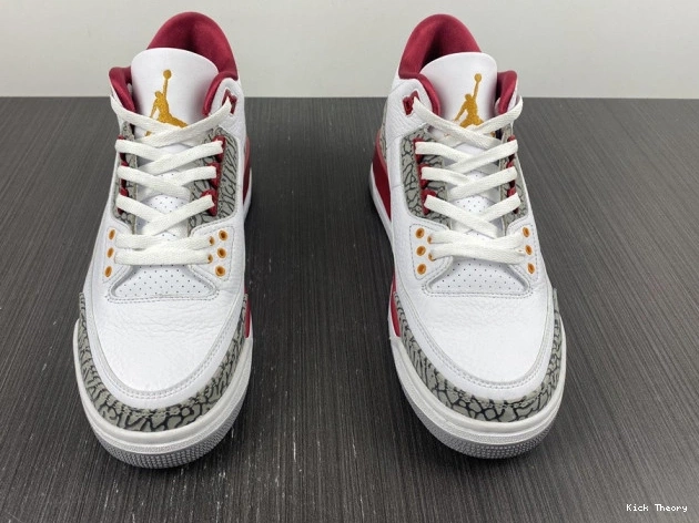Kicktheory Jordan Retro Red Cardinal 3 CT8532-126 0630